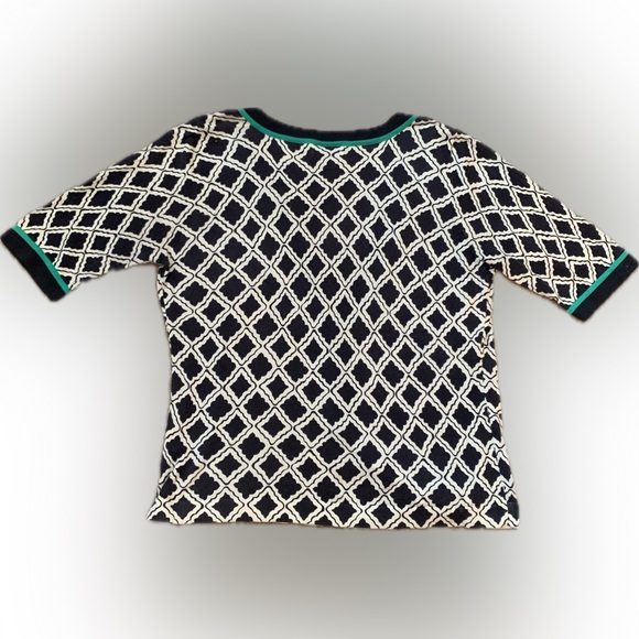 LOFT lightweight sweater with short sleeves, button down shirt top, large - Picture 3 of 5